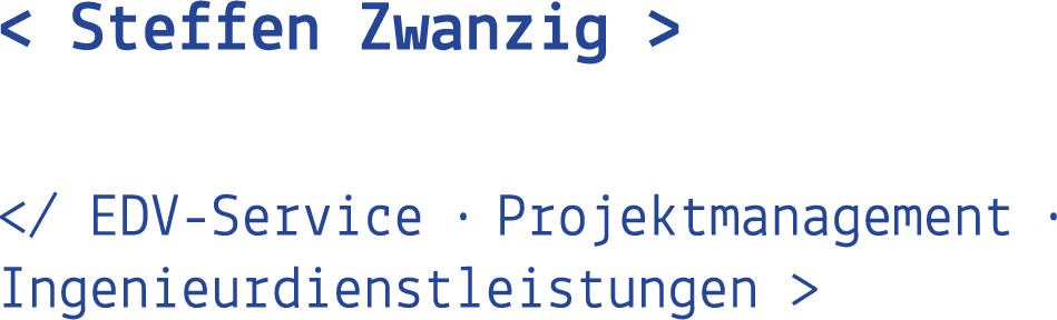 Steffen Zwanzig, EDV-Service